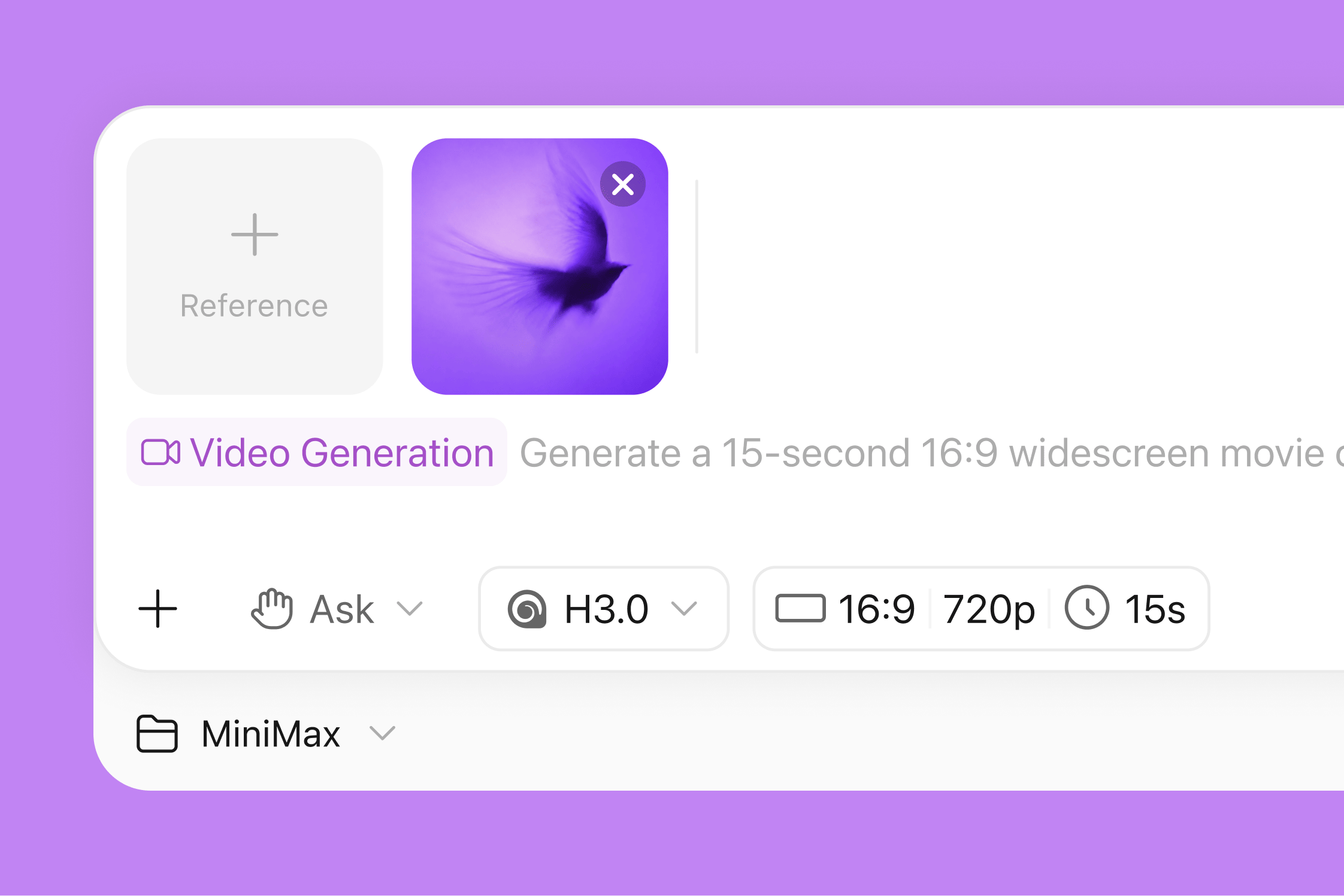Video generation - H3